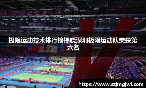 极限运动技术排行榜揭晓深圳极限运动队荣获第六名